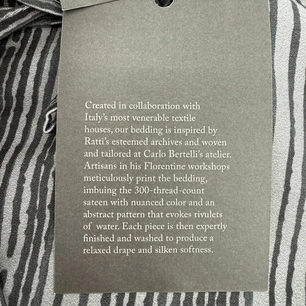 Restoration Hardware Italian Piscinas Sateen Euro Sham Set 26